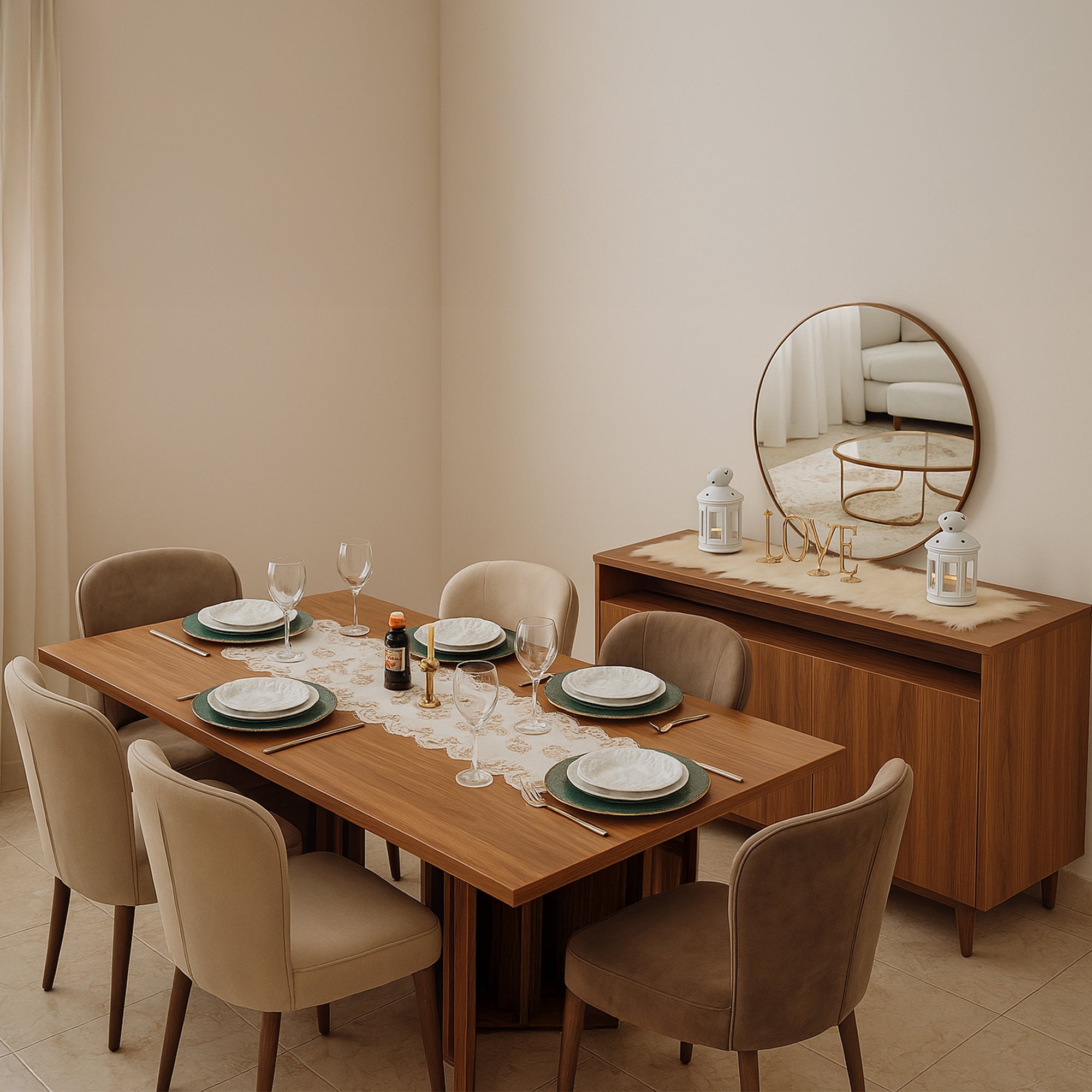 غرفة سفره +بوفيه - szf13