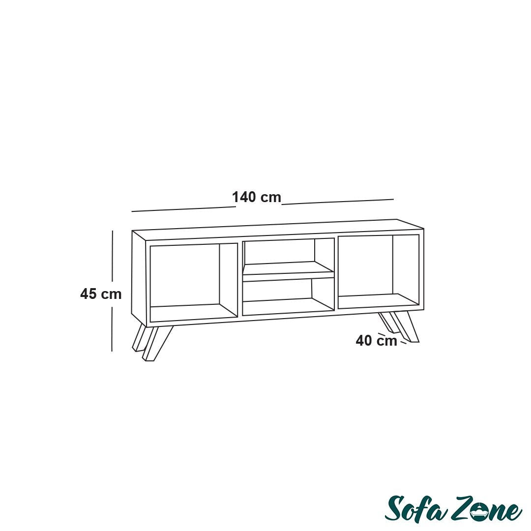 ترابيزة شاشة بيضاء - szs05