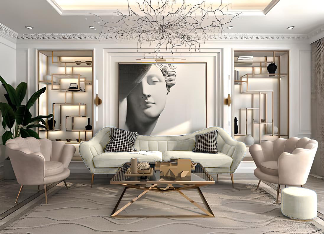 انتريه مودرن 4 قطع بترولي و بيج – SZ214