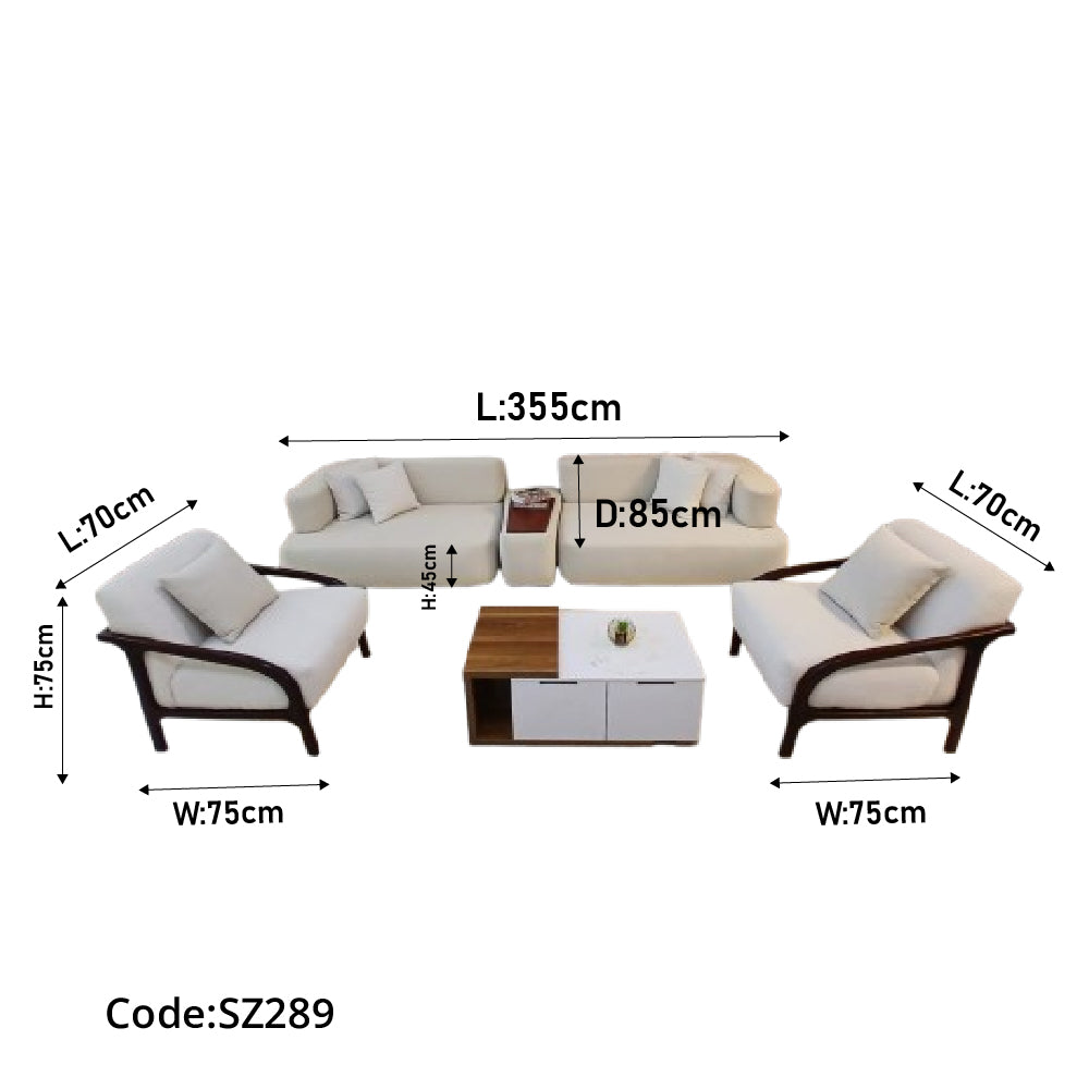 انتريه مودرن اوف وايت- sz289