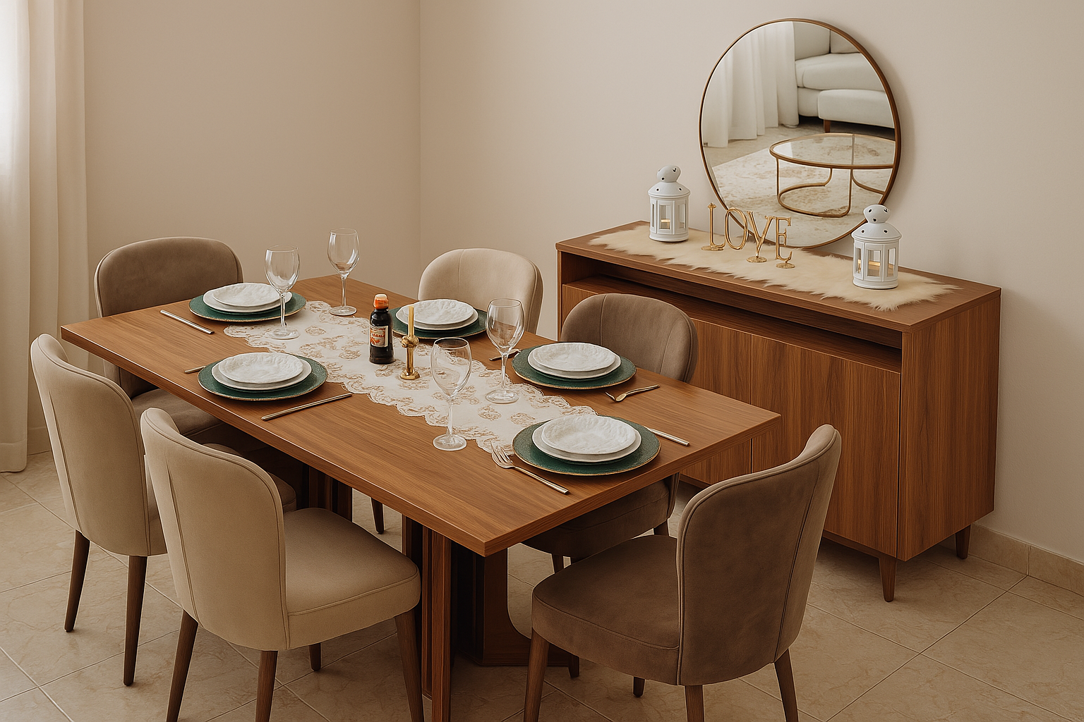 غرفة سفره +بوفيه - szf13