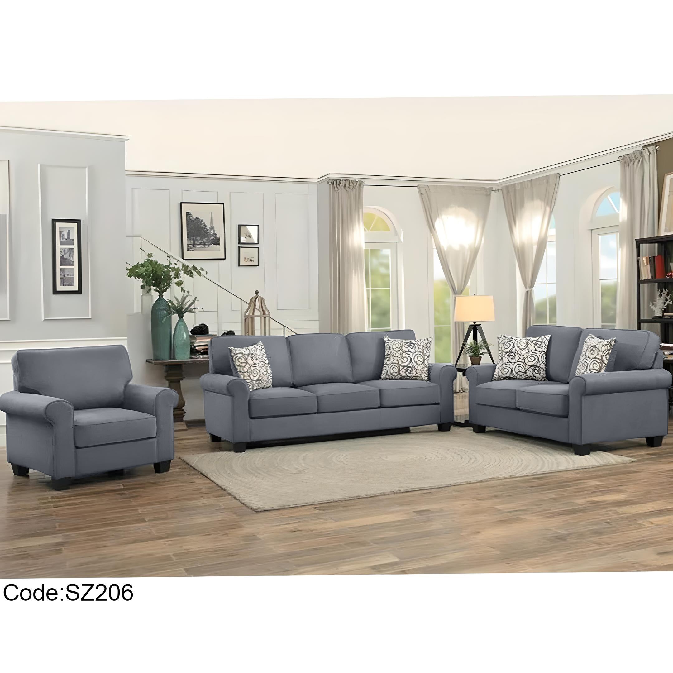 أنتريه 3 قطع رمادي – sz206