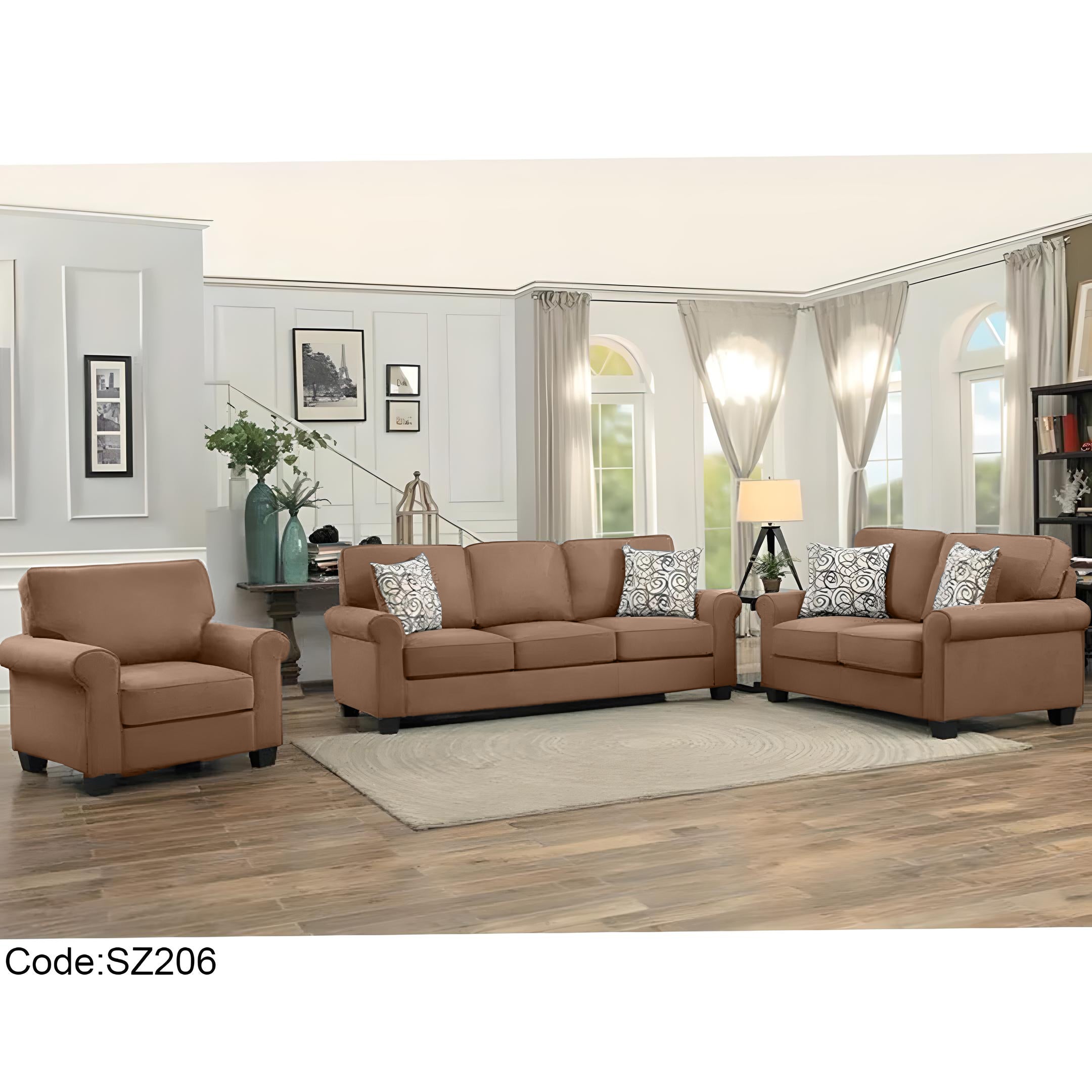 أنتريه 3 قطع رمادي – sz206