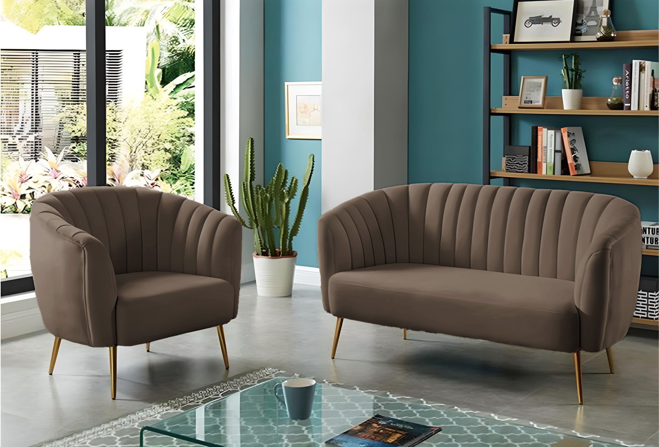 كنبه وكرسي أوف وايت – sz219