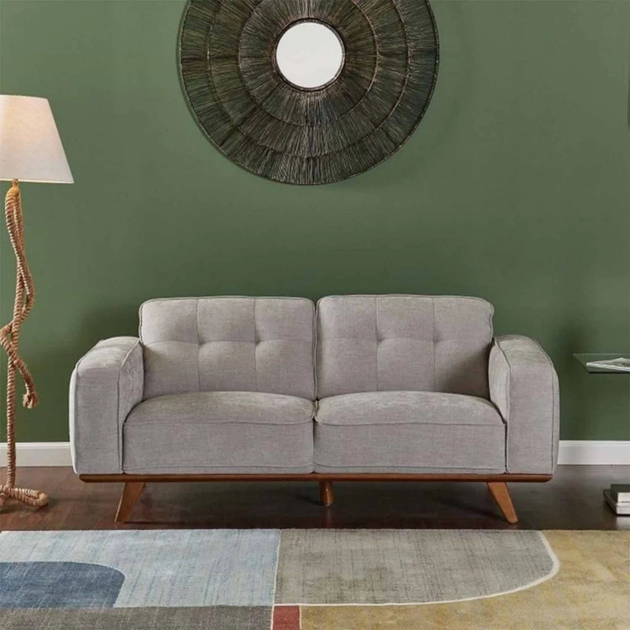 كنبة رمادي كتان – SZ448