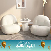 2 كرسي اوف وايت مودرن-sz360