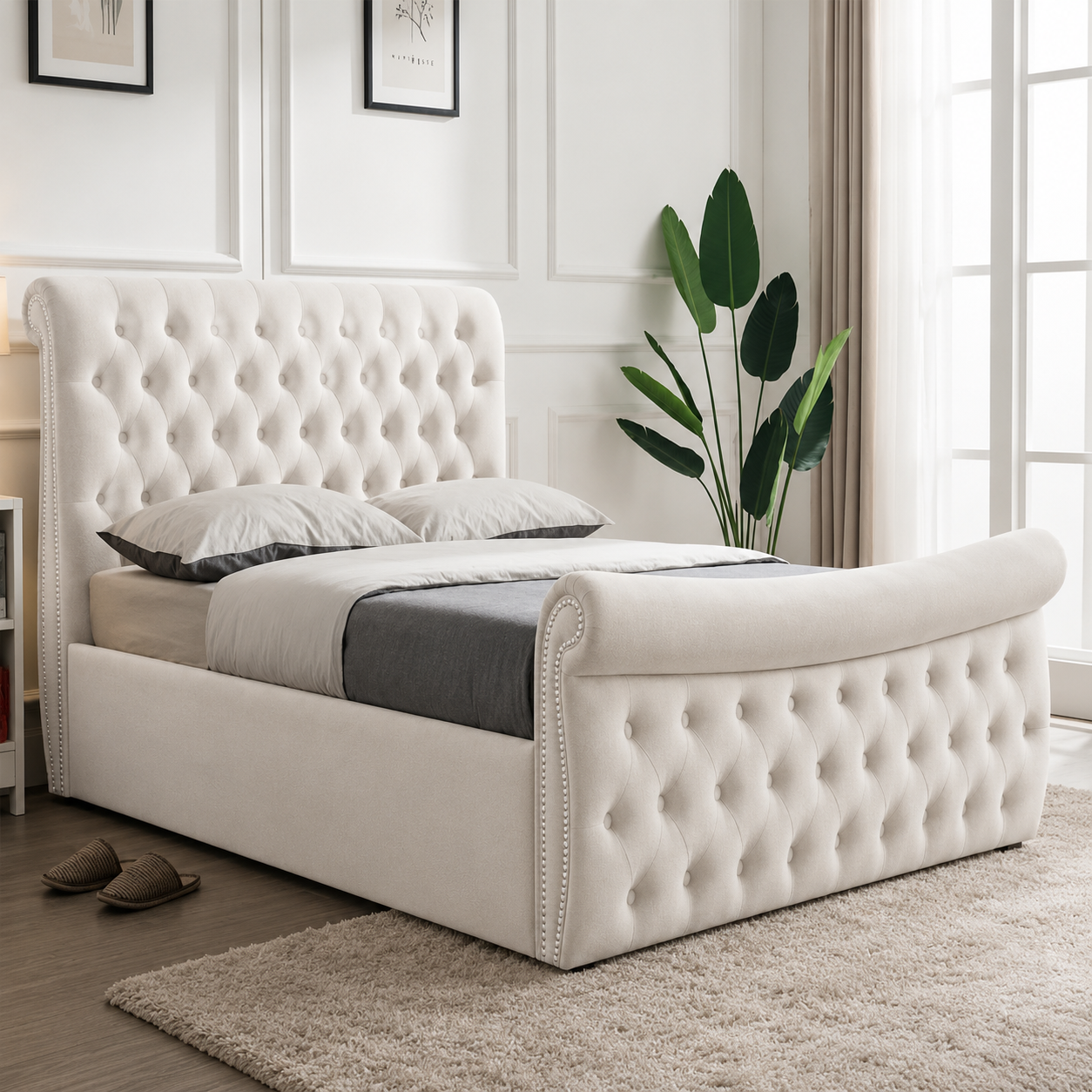 szb8 - 150 cm Upholstered Bed