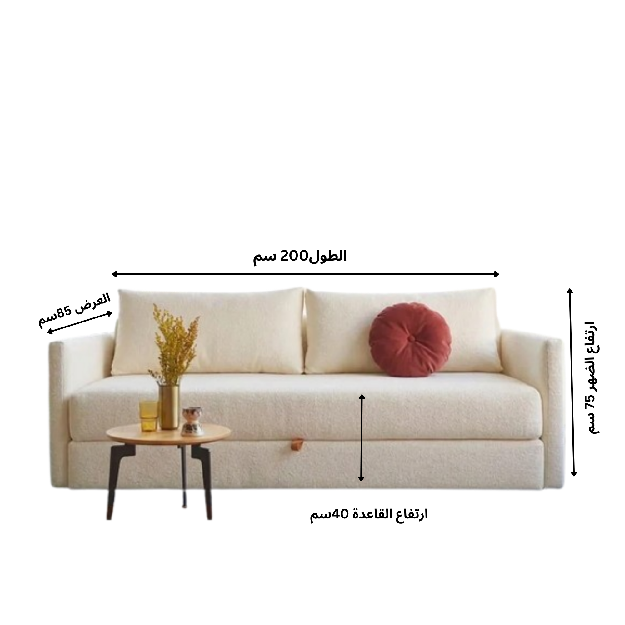 Modern Gray Sofa Bed – sz409