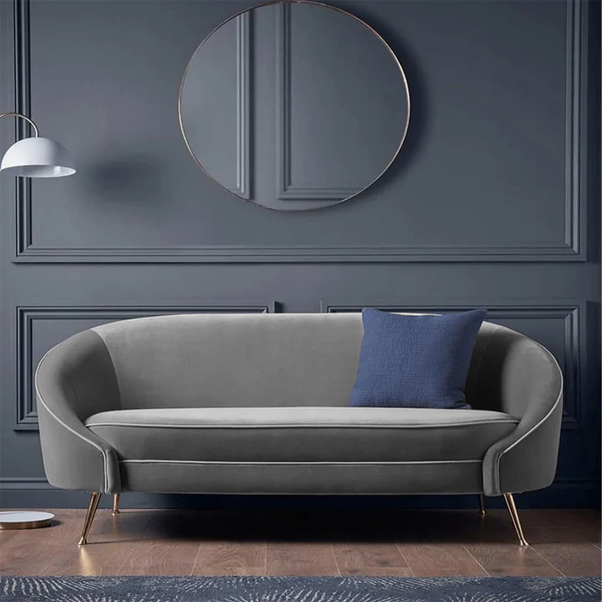 Gray Round Sofa – sz429