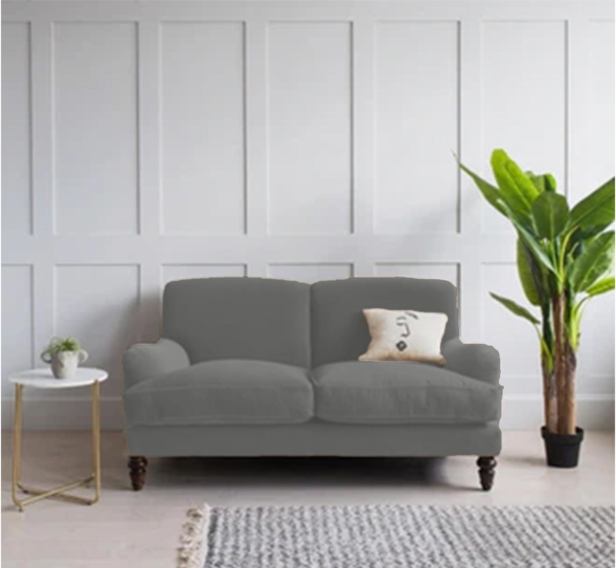 Velvet Two-Seater Sofa – sz438