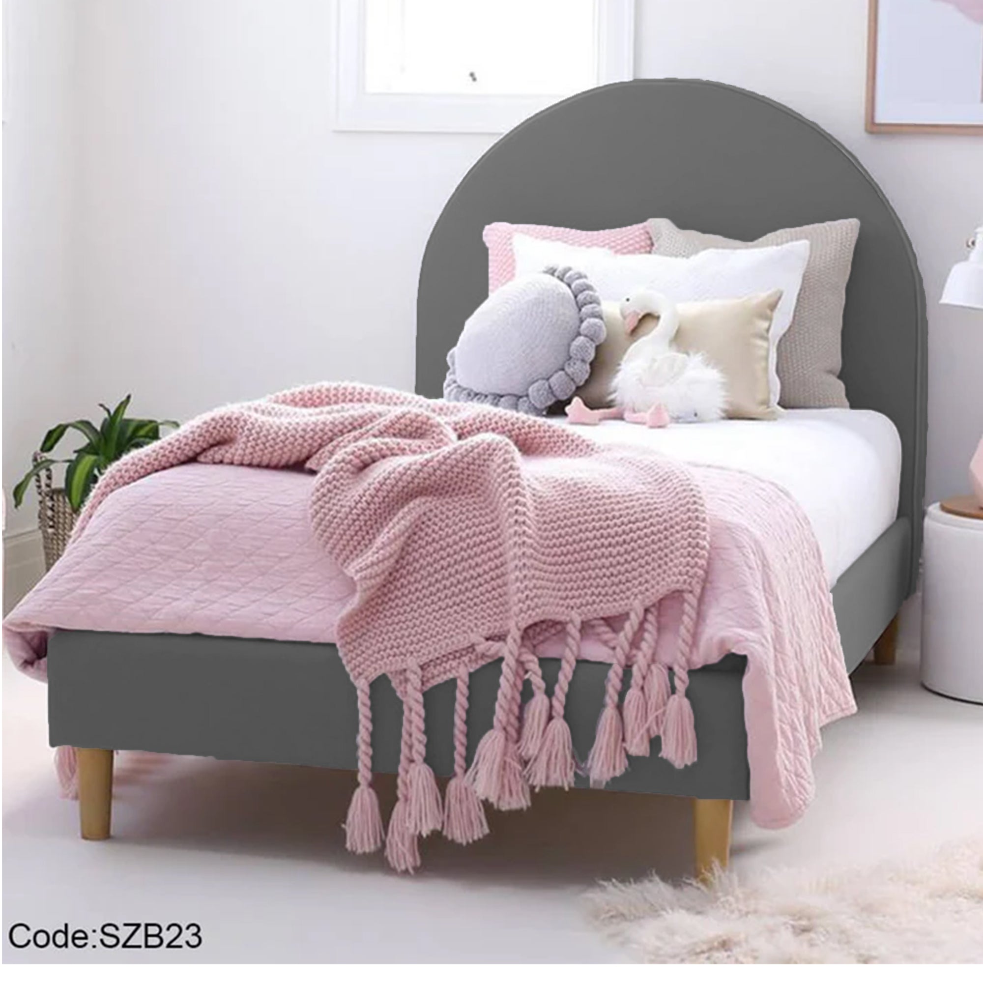 سرير اطفال خشب مقاس100-szb23