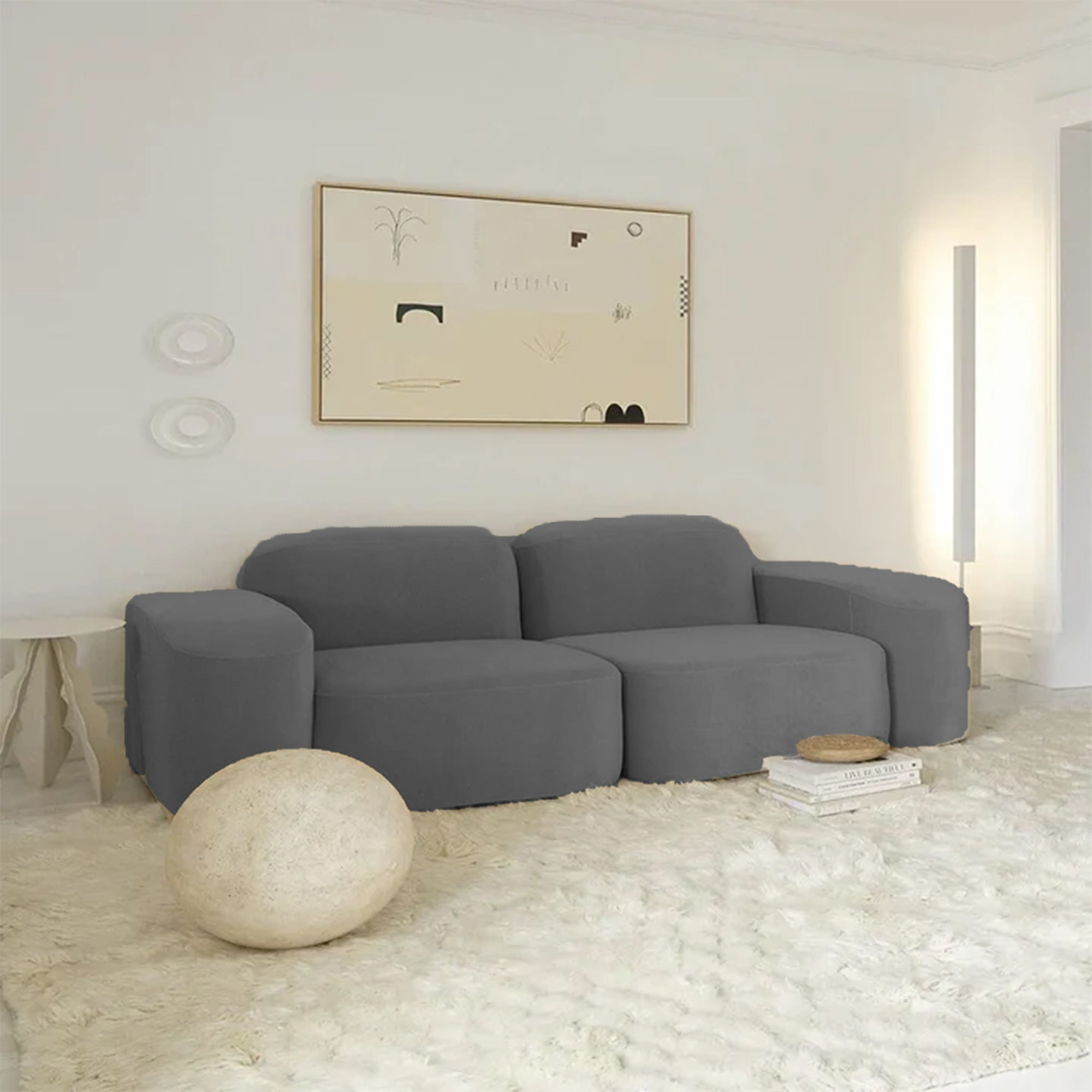 Beige Two-Seater Sofa – sz428