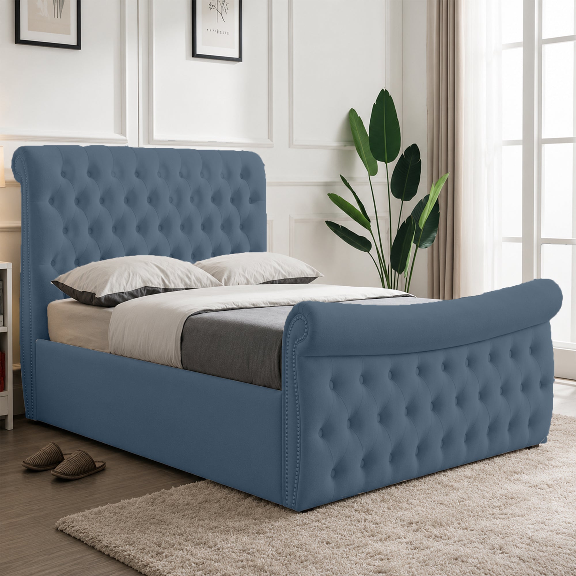 szb8 - 150 cm Upholstered Bed