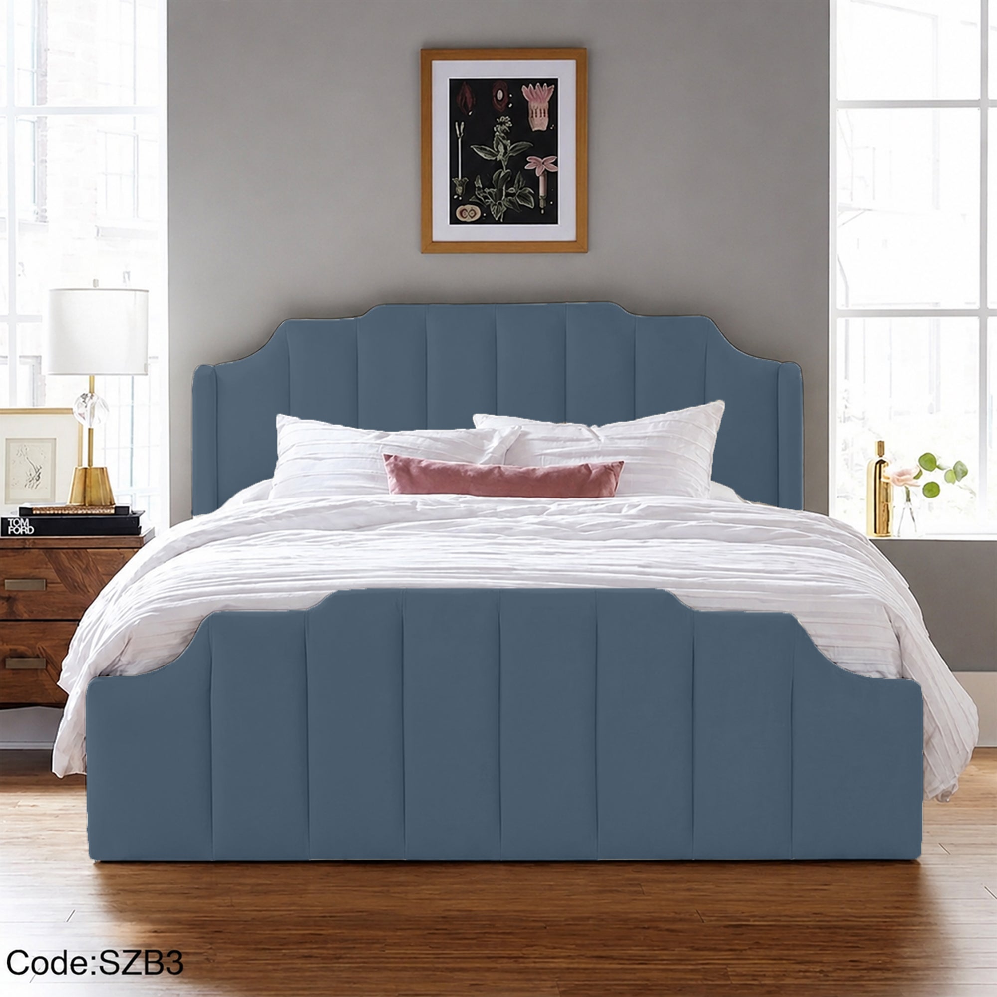 szb3 - Dark Navy Bed 100 cm