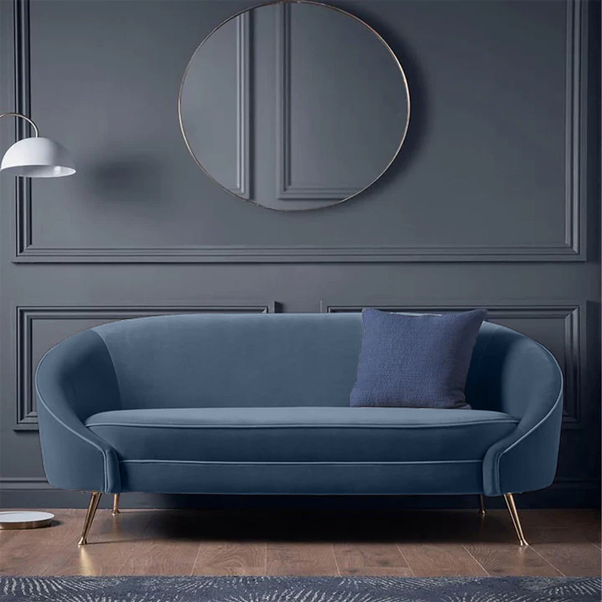 Gray Round Sofa – sz429