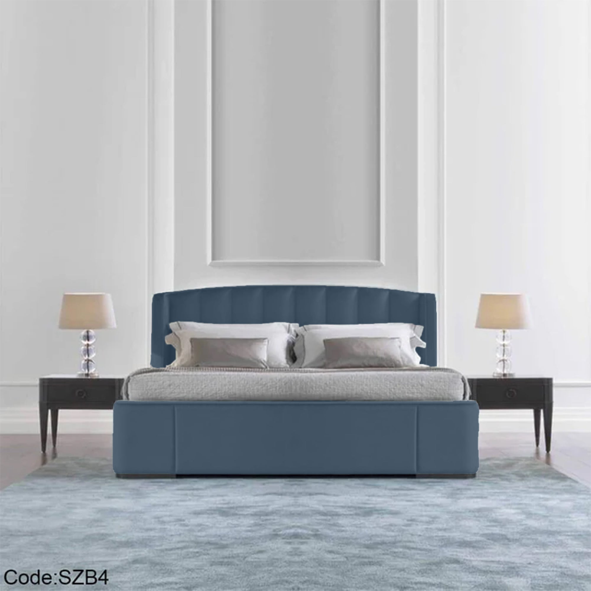 szb4 - سرير قطيفه 100 سم