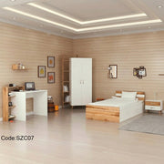 غرفة أطفال بيضاء 4 قطع بمكتب – SZC07