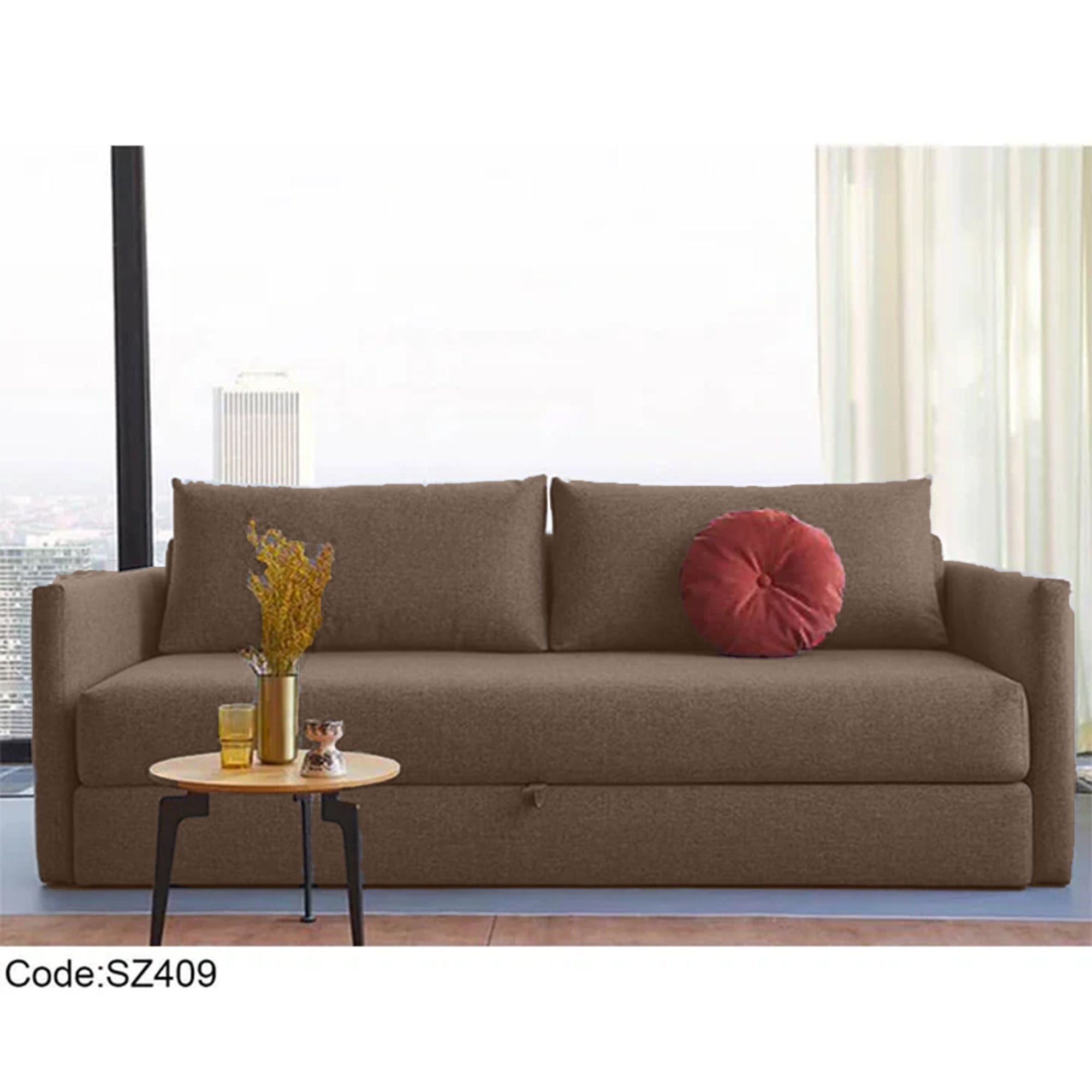 كنبة سرير مودرن رمادي – sz409