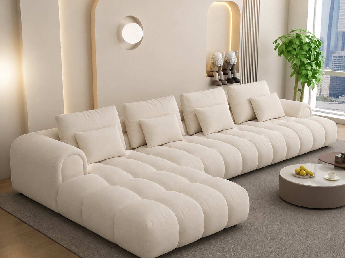 ركنة رمادي مودرن قطيفة – SZ1074