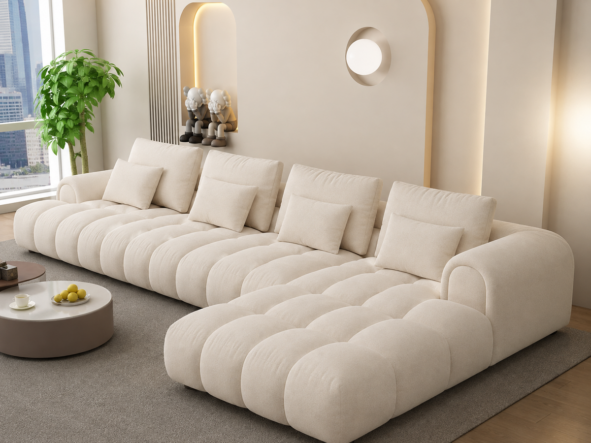 ركنة رمادي مودرن قطيفة – SZ1074
