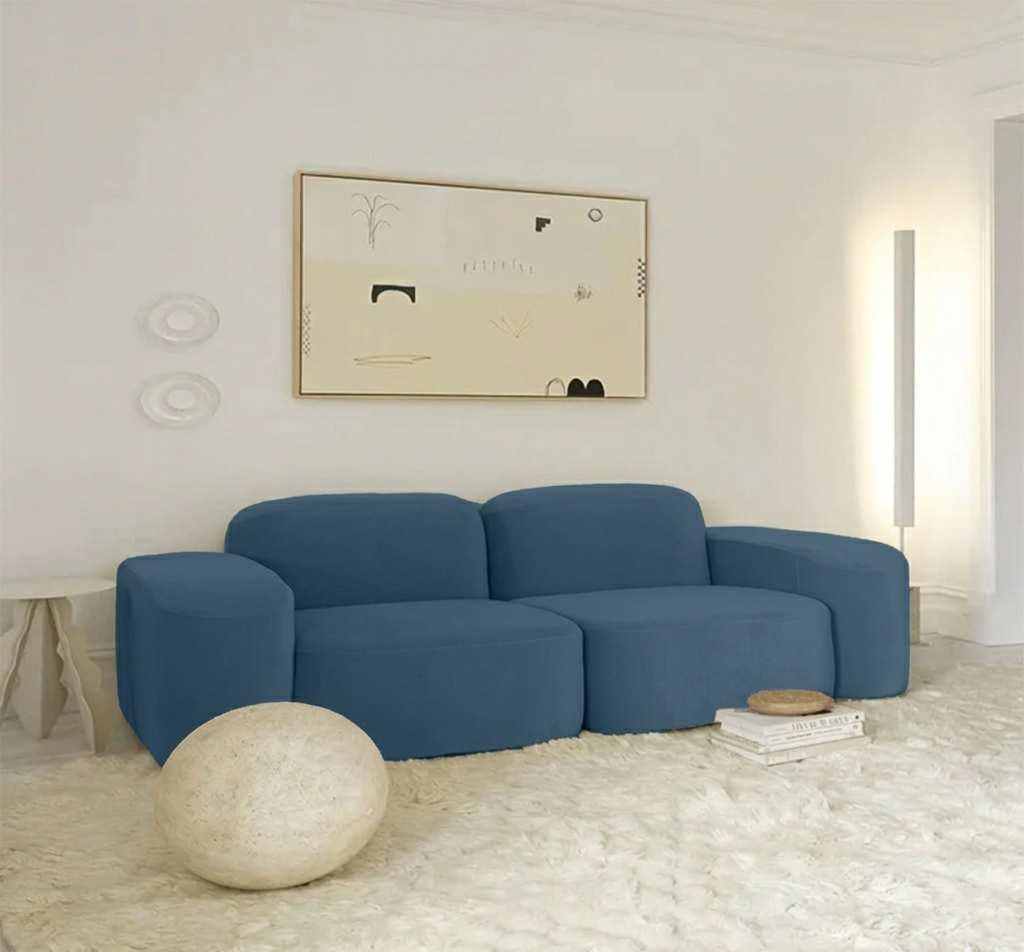 Beige Two-Seater Sofa – sz428