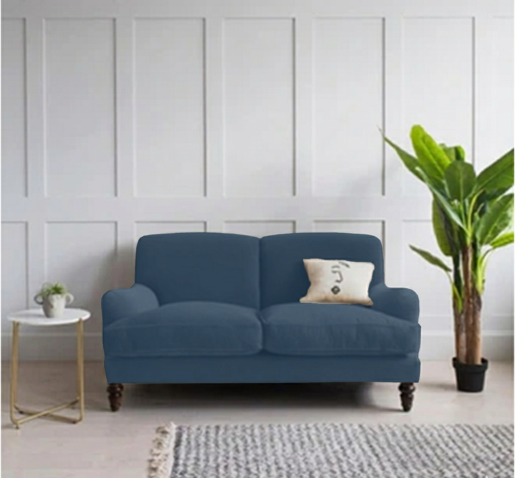 Velvet Two-Seater Sofa – sz438