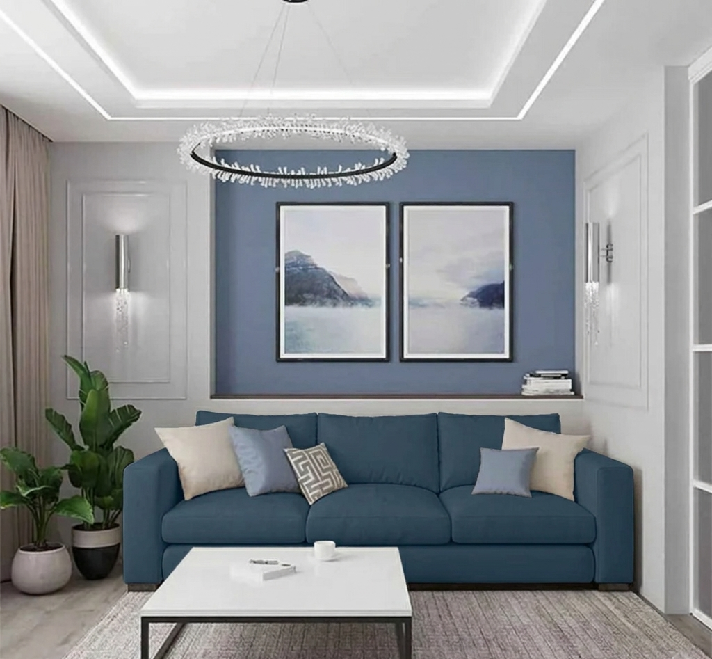 3-Seater Off-White Sofa - SZ452