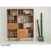 مكتبة خشب مودرن بيج-szm04