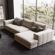 ركنة أوف وايت حرف L قطيفة – SZ1012