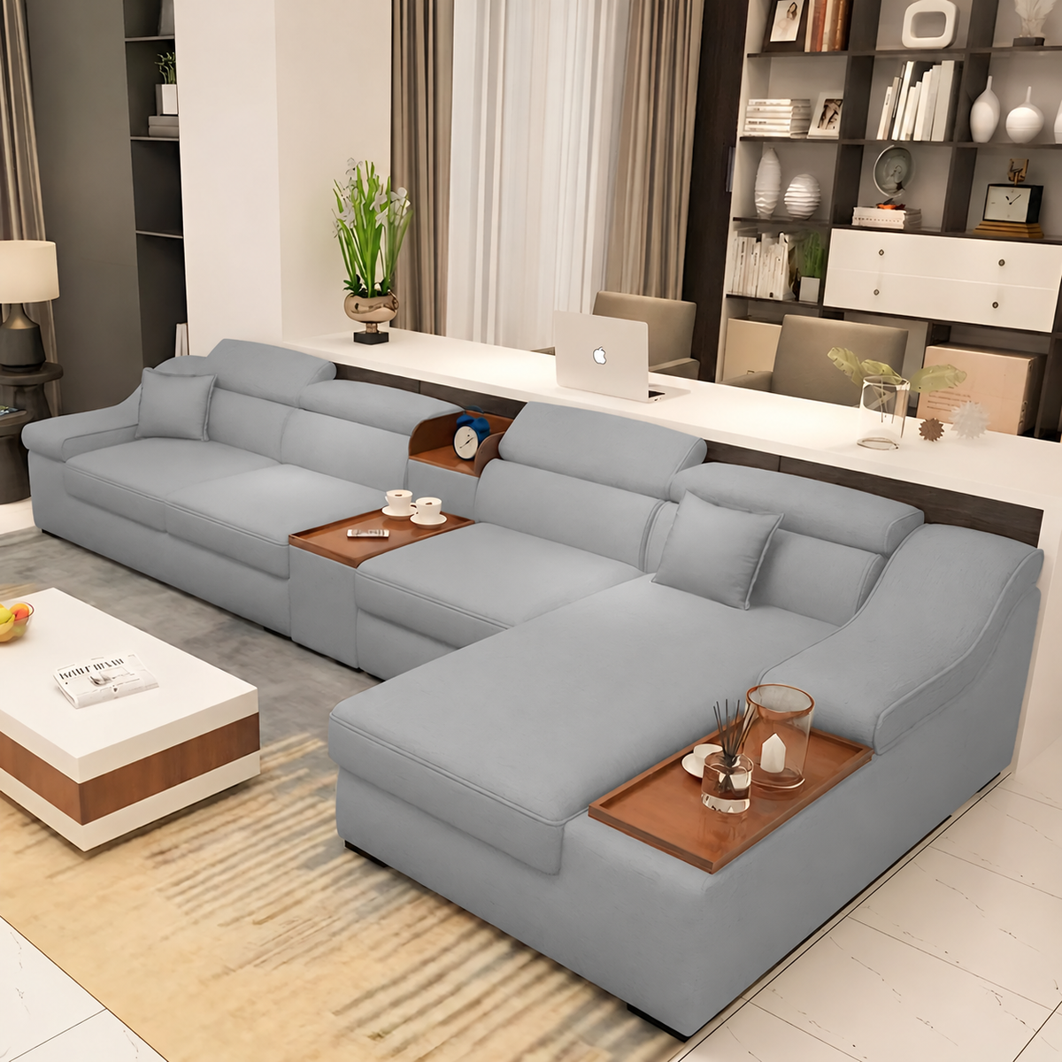 ركنة كتان 4 قطع – SZ1023
