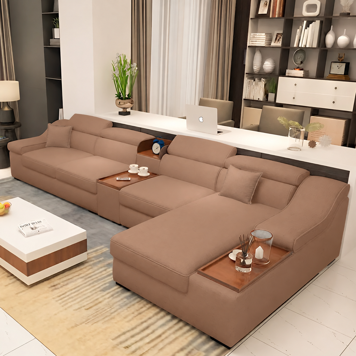 ركنة كتان 4 قطع – SZ1023