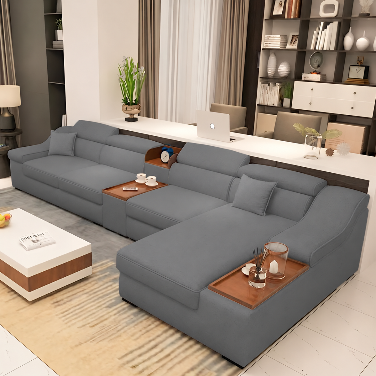 ركنة كتان 4 قطع – SZ1023
