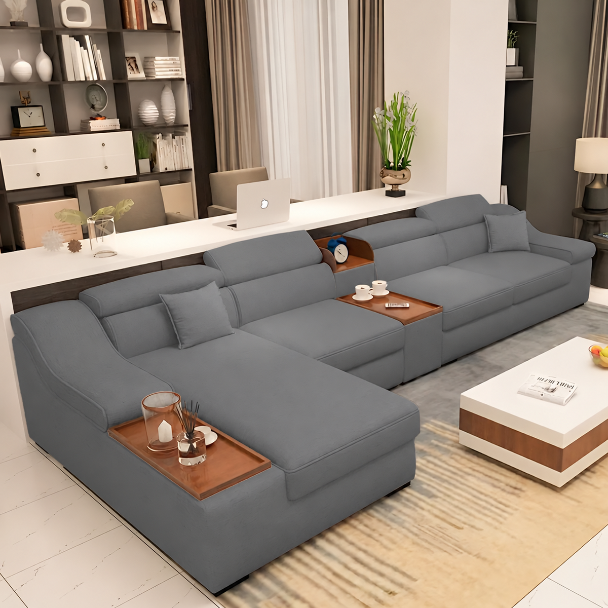 ركنة كتان 4 قطع – SZ1023