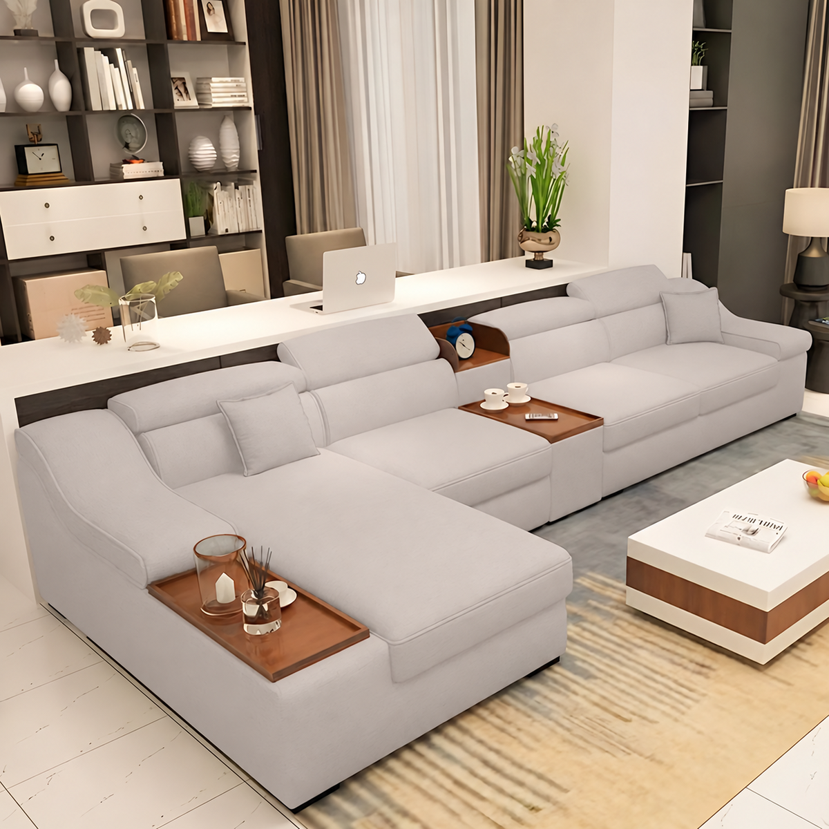 ركنة كتان 4 قطع – SZ1023