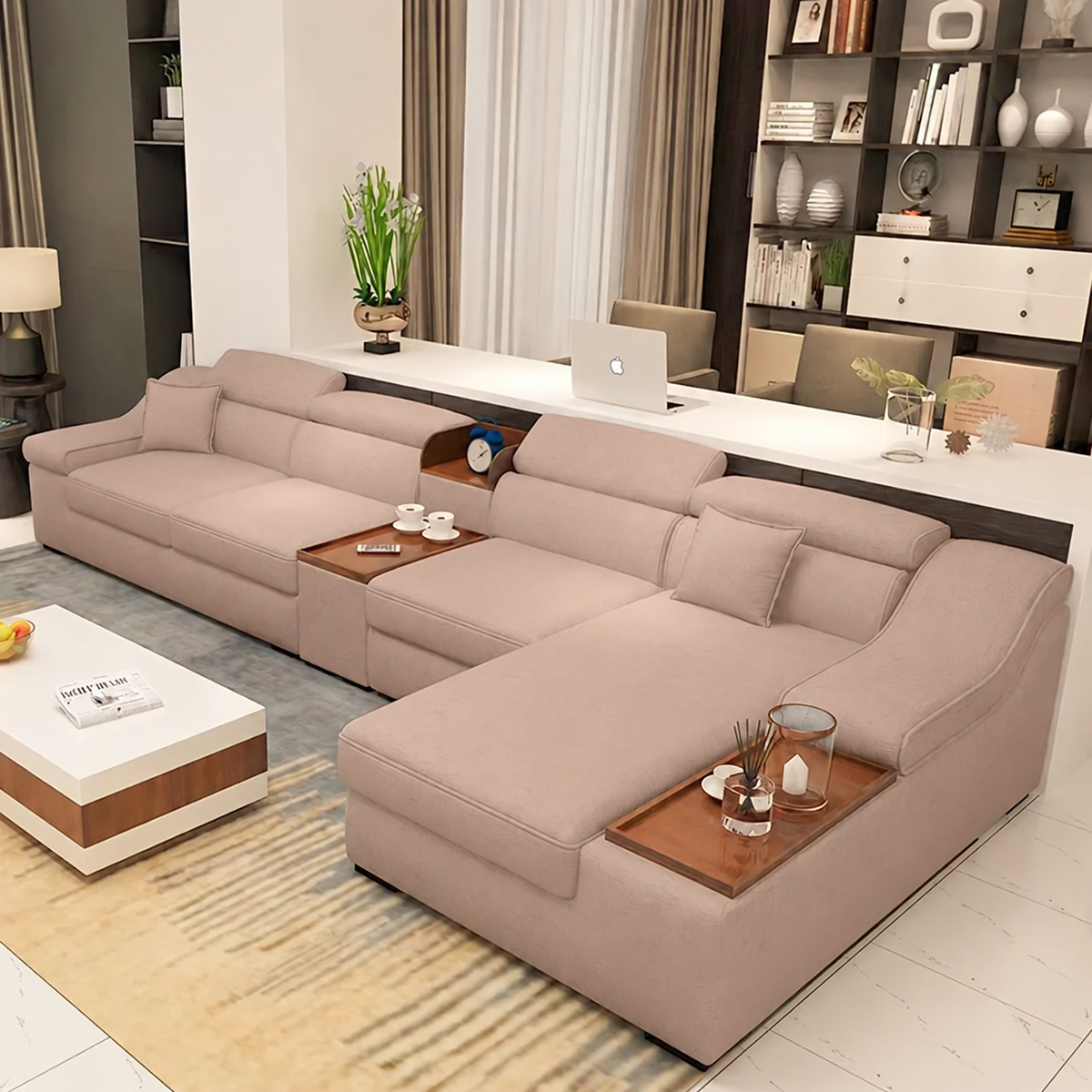 ركنة كتان 4 قطع – SZ1023