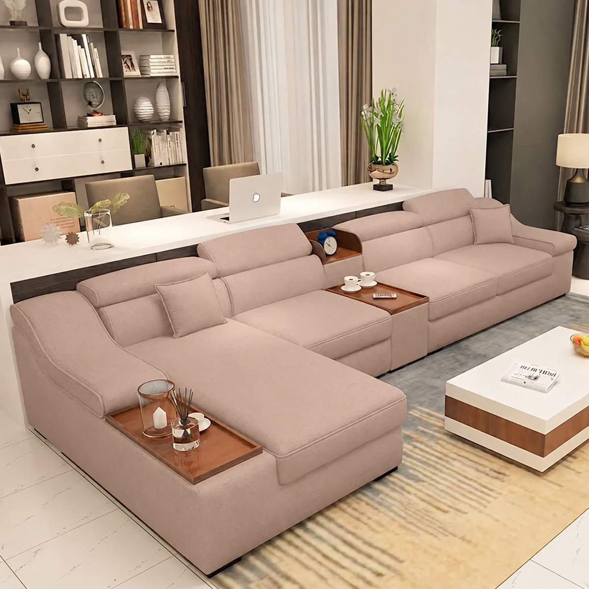 ركنة كتان 4 قطع – SZ1023