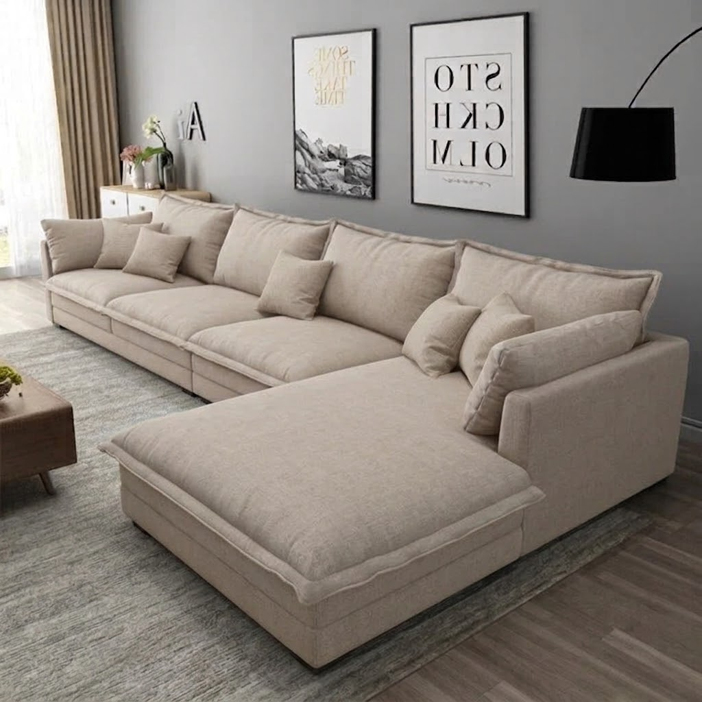 Dark Gray Corner, Two Pieces-sz1051