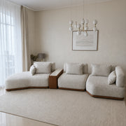 ركنة مودرن كبيرة 450×120 سم بقماش بريكس – SZ1111