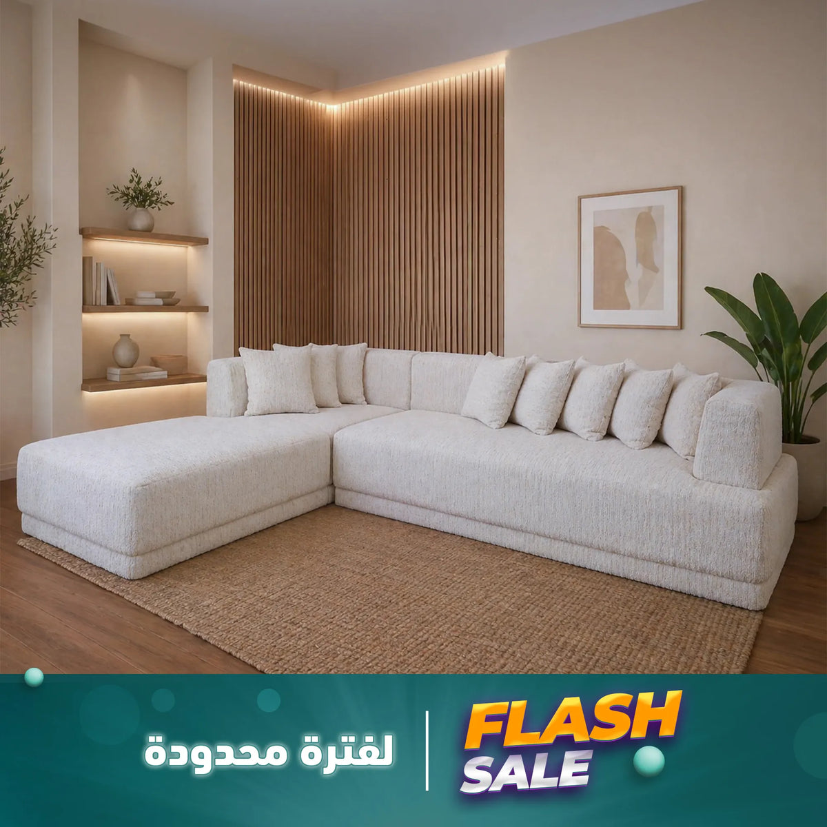 L-Shaped Corner Sofa - sz1113