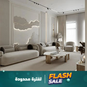 انتريه مودرن 3 قطع قطيفة معالج – SZ286