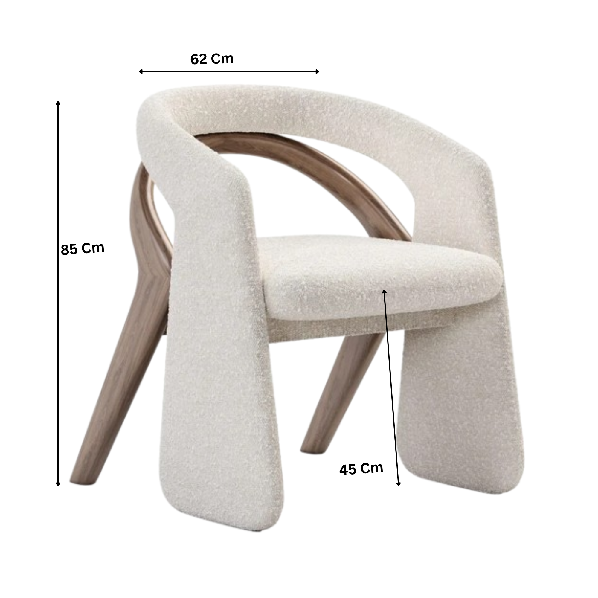 Off-White Dining Chair - sz376
