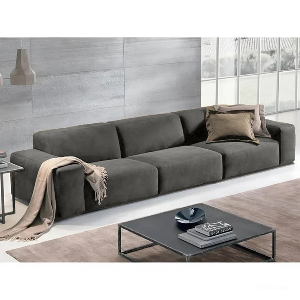 كنبة بنية ثلاثية – SZ440