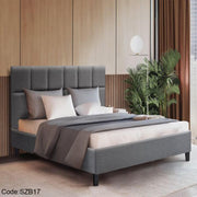 szb17 160 cm Bed Gray