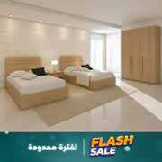 غرفة نوم بسريرين 4 قطع – SZC20