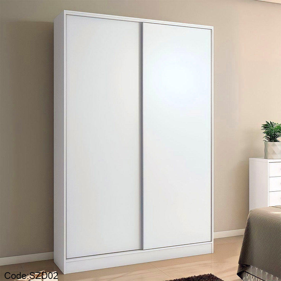 دولاب جرار مودرن ابيض 120 سم-szd02
