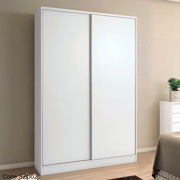 دولاب جرار مودرن ابيض 120 سم-szd02