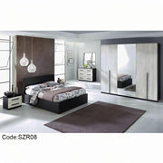 غرفه نوم اسود 5 قطع - szr08