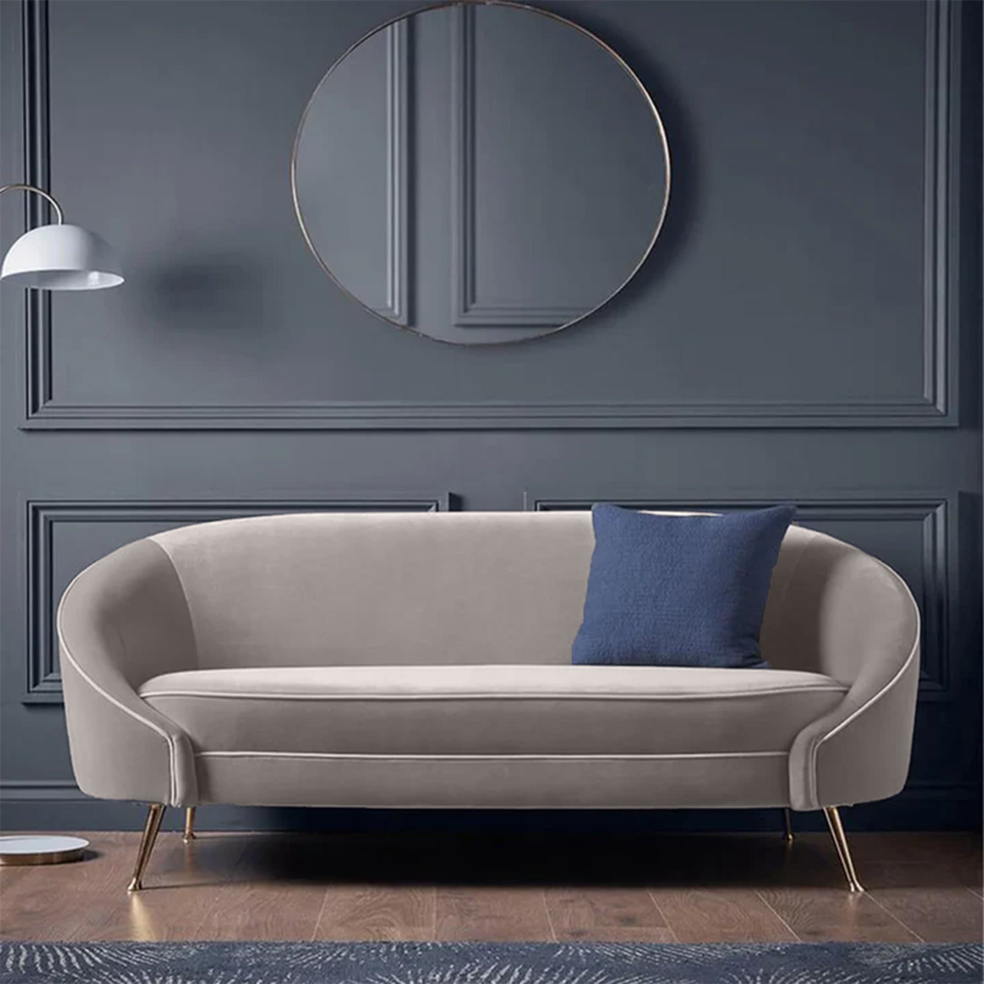 Gray Round Sofa – sz429