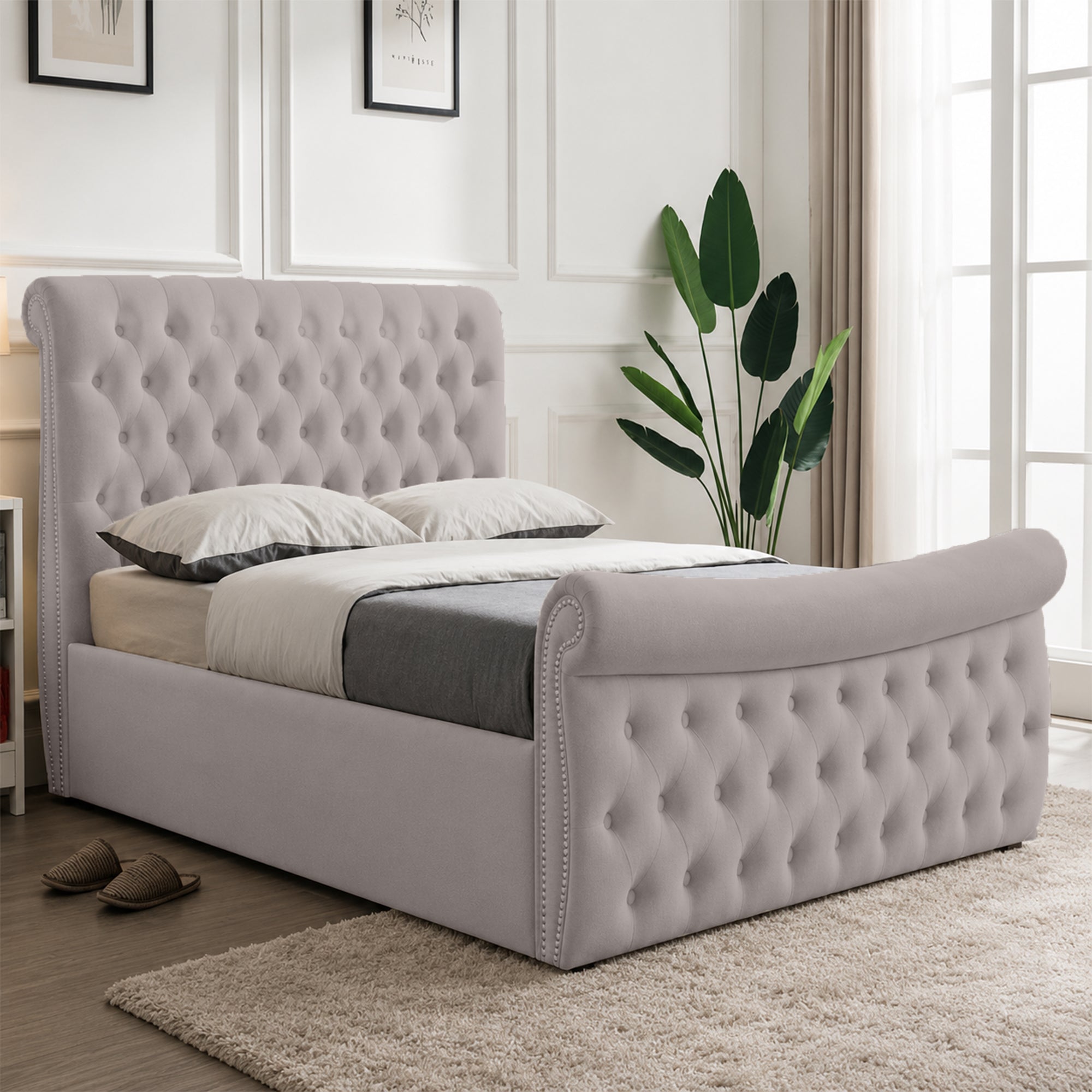 szb8 - 150 cm Upholstered Bed