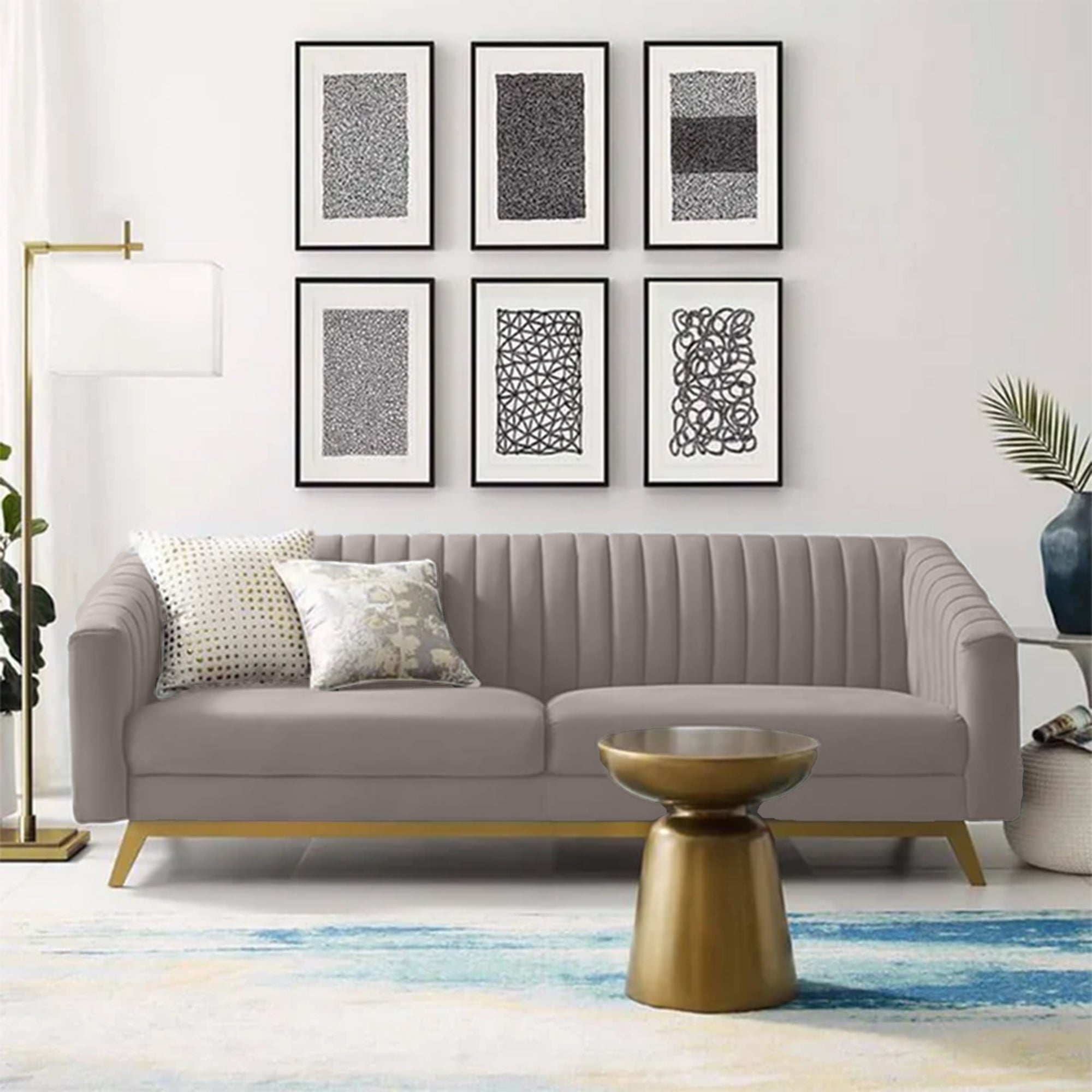 كنبة رمادي – sz416